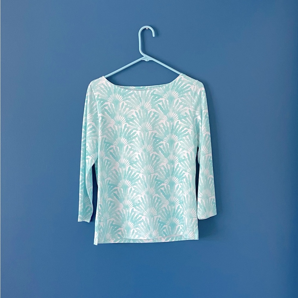 Vineyard Vines Women's Printed Boatneck Tee  Size S